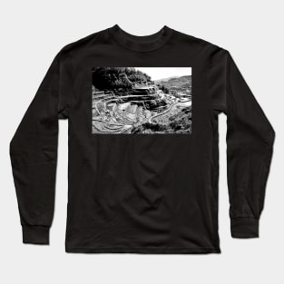 Rizières en terrasse de Banaue, Philippines Long Sleeve T-Shirt